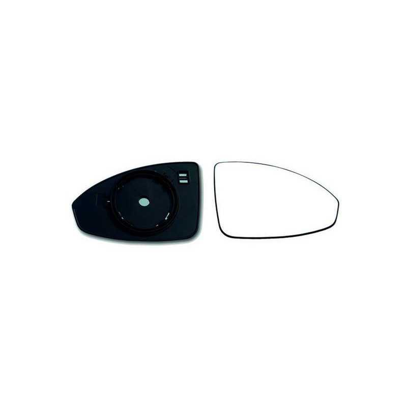 Glass rear mirrow replacement with base right
