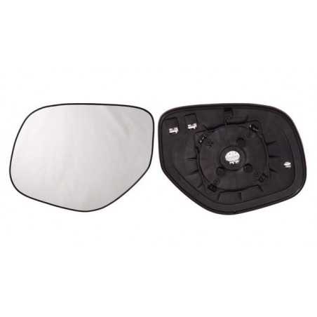Glass rear mirrow replacement with base left