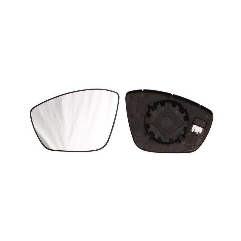 Glass rear mirrow replacement with base left