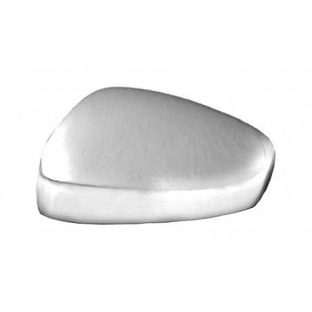 Left chrome rear view mirror housing