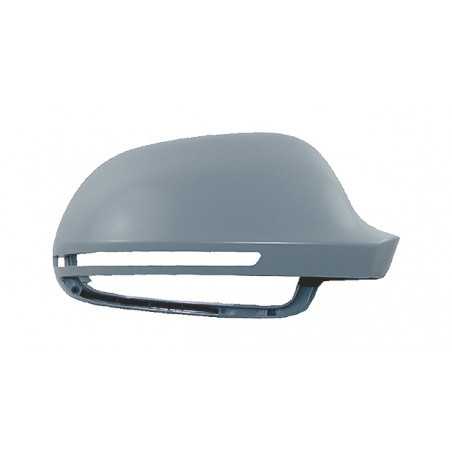 Rearview mirror housing prepared right turn indicator primed