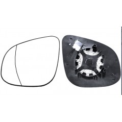 GLASS REAR MIRROW REPLACEMENT WITH BASE LEFT