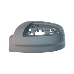 Left primed rearview mirror housing