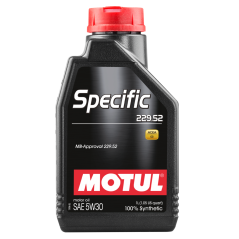 MOTUL Aceite lubricante para motor SPECIFIC 229.52 5W30 1L - 100% sintético de alta calidad 104844