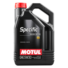 MOTUL Aceite lubricante para motor 5W30 5L homologado por VOLKSWAGEN 504.00-507.00 106375