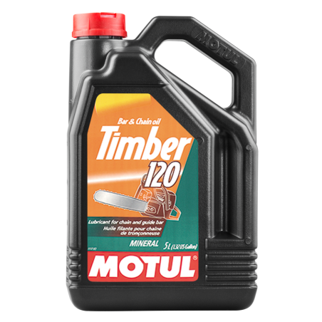 Lubricating oil for gardening chainsaw chains TIMBER 120 5 L