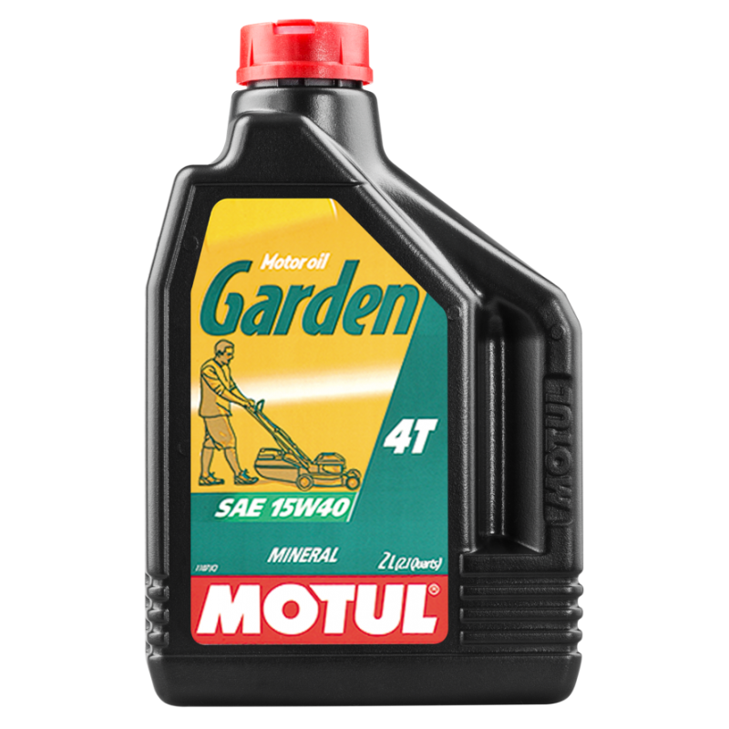 MOTUL Aceite lubricante para motor de jardinería y equipos agrícolas GARDEN 4T 15W40 2L 101311/74