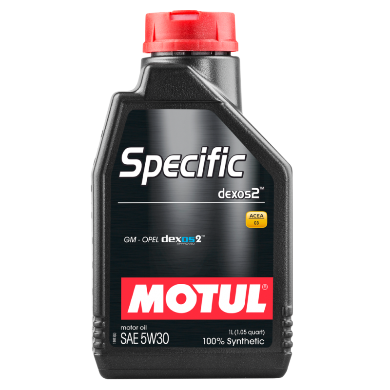 MOTUL Aceite lubricante para motor SPECIFIC DEXOS2 5W30 1L - Homologado por GM, Saab y Opel 100% sintético 102638