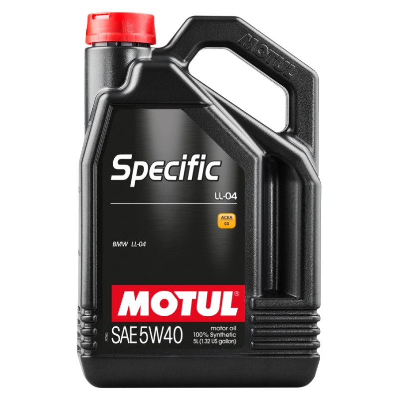 MOTUL Aceite lubricante para motor SPECIFIC LONG LIFE LL-04 5W40 5L - Homologado por BMW 100% sintético 101274