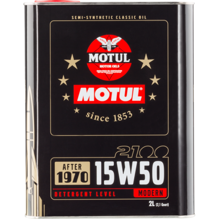 MOTUL Motor lubricating oil 2100 15W50 (CLASSIC) 2L 104512
