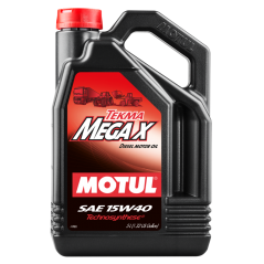 MOTUL Aceite TEKMA MEGA X 15W40 5L - Lubricante para motores diésel de trabajo pesado 106378