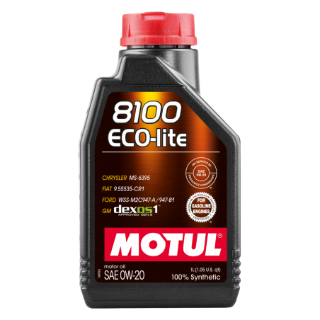 MOTUL Aceite lubricante para motor 8100 ECO LITE 0W20 108534