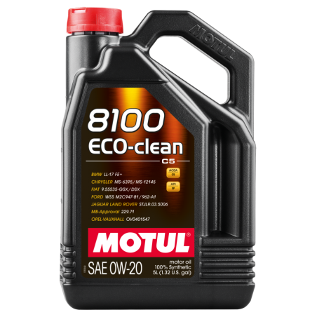 MOTUL Aceite lubricante para motor 8100 ECO-CLEAN 0W20 de 108862