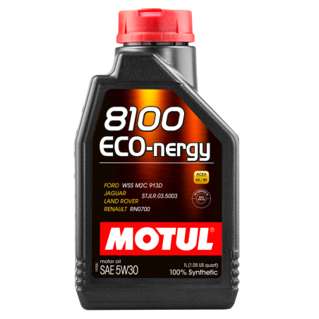 MOTUL Aceite lubricante para motor 8100 ECO-NERGY 5W30 1L - Fuel Economy 100% sintético 102782