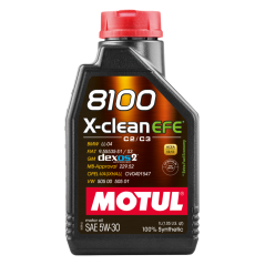 MOTUL Aceite lubricante 100% sintético 8100 X-CLEAN EFE C2/C3 5W30 de 109470