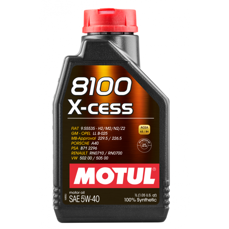 Engine lubricating oil  8100 X-CESS 5W40 1L