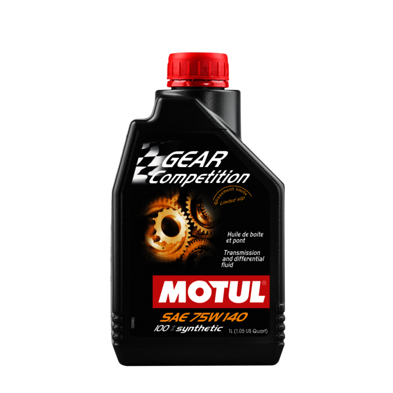 MOTUL Aceite lubricante transmisiones cambio diferenciales GEAR COMPETITION 75W140 1L 105779