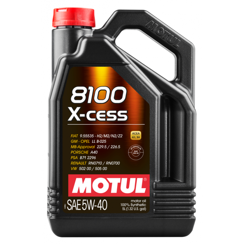Engine lubricating oil  8100 X-CESS 5W40 5L