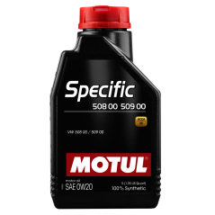 MOTUL Aceite lubricante para motor VW 508.00-509.00 0W20 - 100% sintético 107385