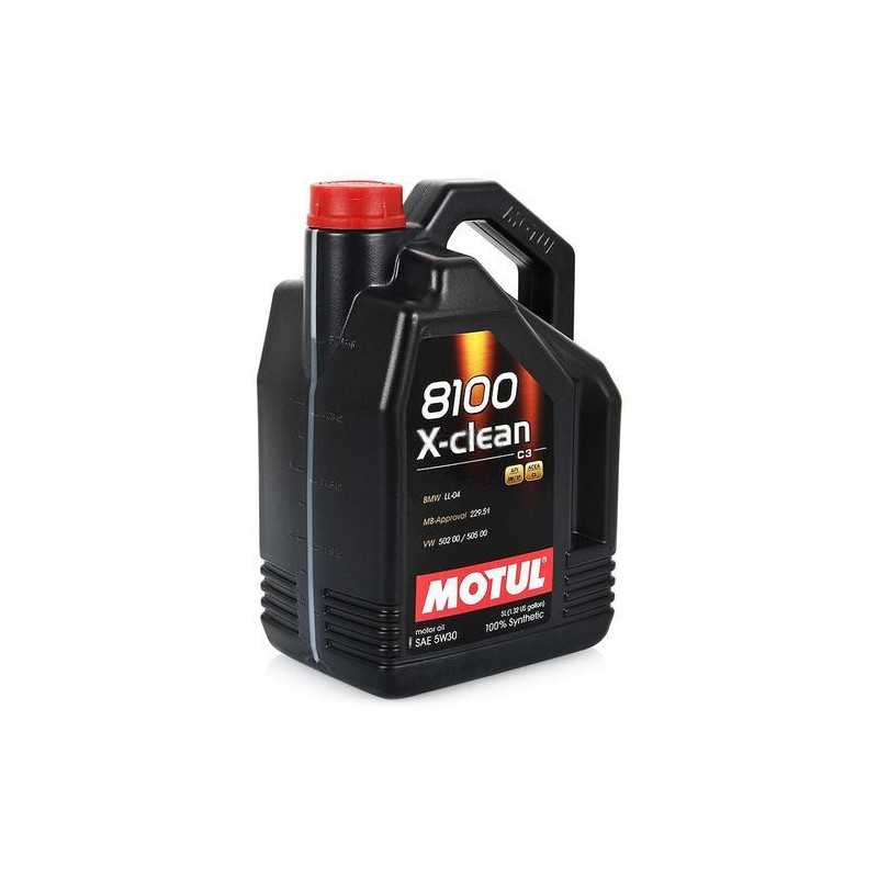 MOTUL Aceite lubricante para motor 8100 X-CLEAN C3 5W30 5L 102020