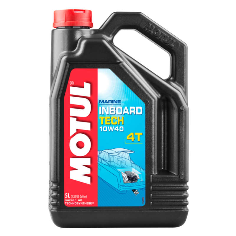 MOTUL Aceite lubricante para motor náutico INBOARD TECH 4T 10W40 5L de 106419