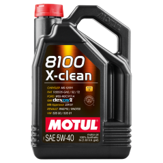 MOTUL Aceite lubricante 8100 X-CLEAN C3 5W40 5L para motor de alta calidad 102051