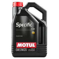 Specific lubricating oil  SPECIFIC 5122 0W20 5L