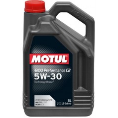 MOTUL Aceite lubricante para motor 6100 PERFORMANCE 5W30 C2 - 5L 104807