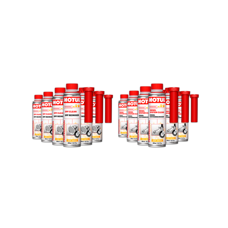 MOTUL Pack de aditivos limpiadores pre inspección técnica PRE-ITV DIESEL 110518