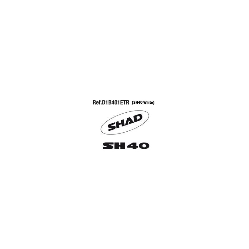 SHAD recambio de Adhesivos para baul maleta SH 40 SH40 2011 D1B401ETR