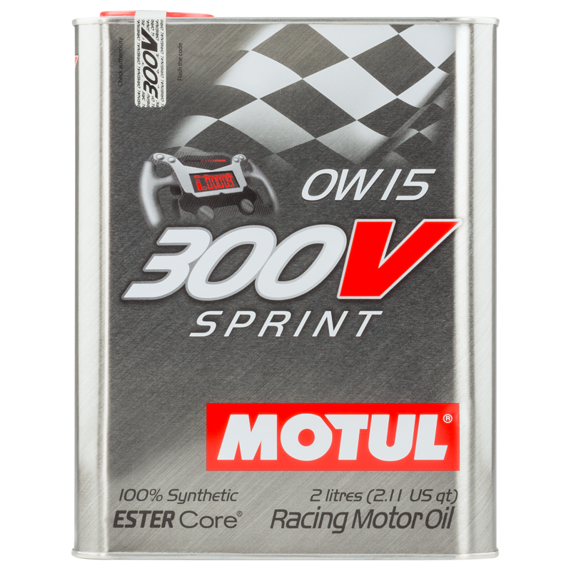 MOTUL Aceite de motor competición 300V SPRINT 0W-15 2L - 104238