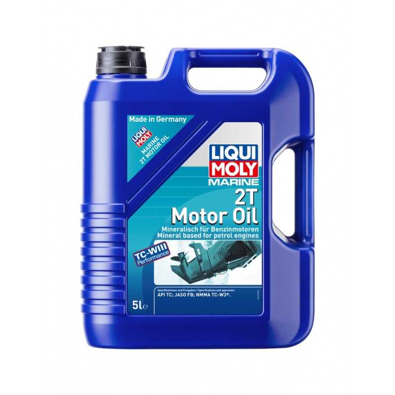 LIQUIMOLY Garrafa aceite mineral de motor para marina 2T API TC. JASO FB. NMMA TC-W3 5 L 20100054