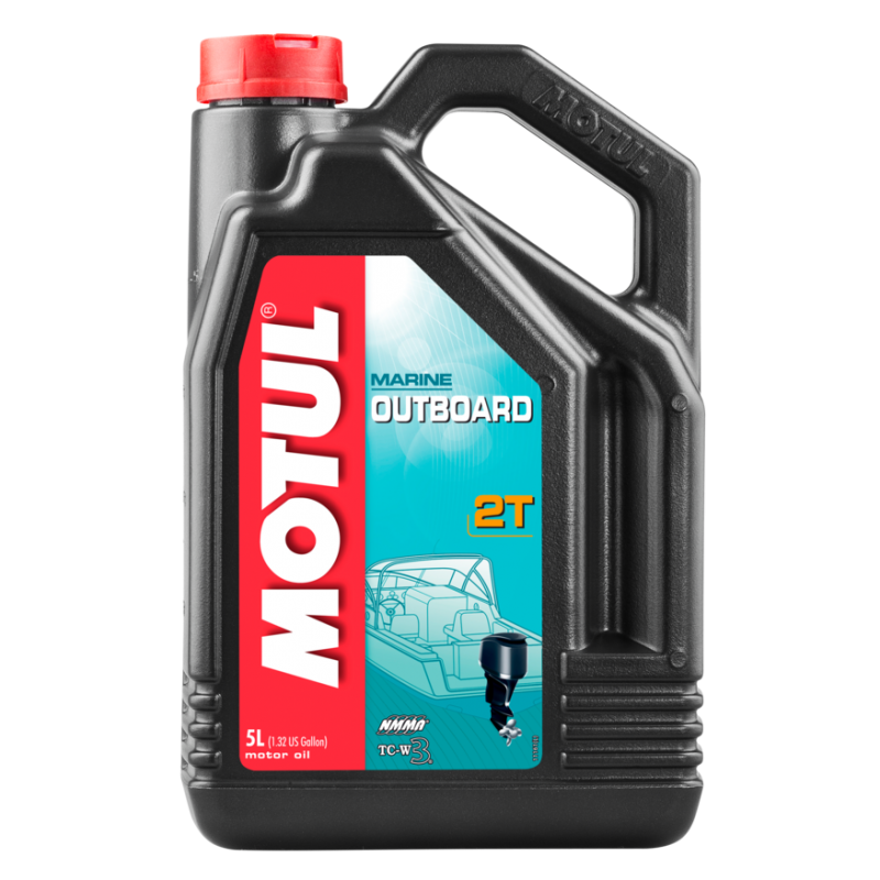 MOTUL Aceite lubricante OUTBOARD 2T 5L para motores náuticos 101734