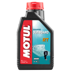 MOTUL Aceite lubricante NAUTICA OUTBOARD 2T 1L para motores de motos agua y fueraborda 102788