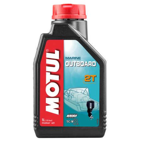 MOTUL Aceite lubricante NAUTICA OUTBOARD 2T 1L para motores de motos agua y fueraborda 102788