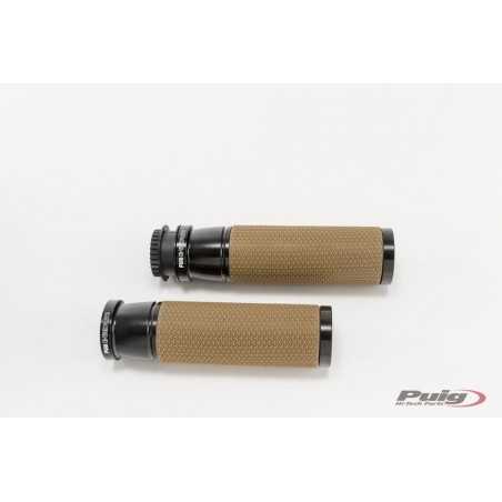 puños de moto de aluminio vintage 119mm