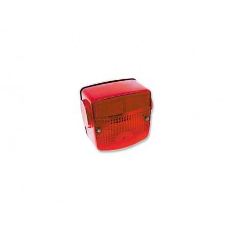 rear light with glass tulip for bicycle light
