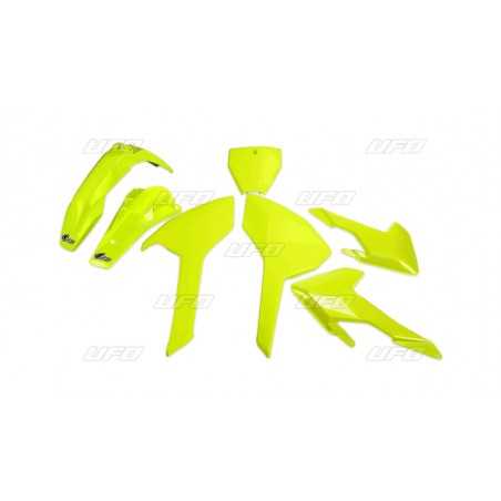 kit de plastica completo amarillo fluor hukit616dflu