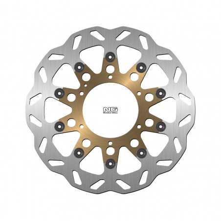 wellenfahrradscheibe vorne schwebend 1204x ø318 x ø108 x 4 mm
