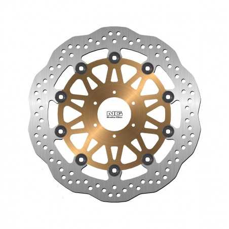 flotende vådenskiver foran med bølget design 751x ø310 x ø62 x 5 mm