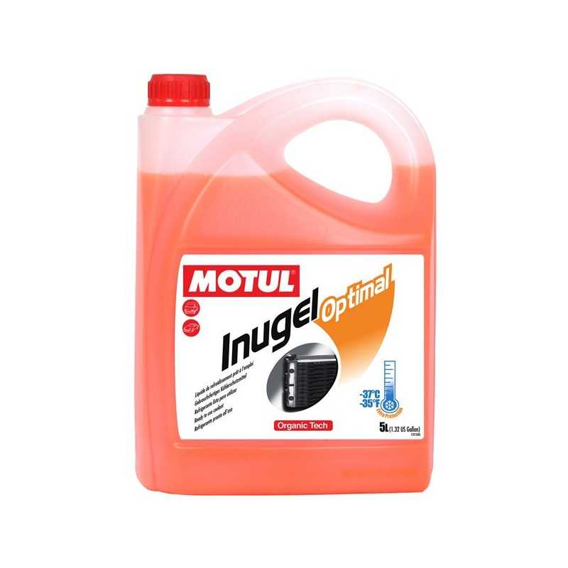 MOTUL Refrigerante concentrado INUGEL OPTIMAL ULTRA anticorrosión y anticongelante - 5L 102924