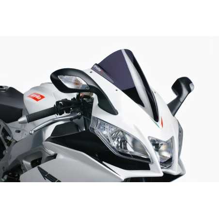 double height racing screen for motorcycle