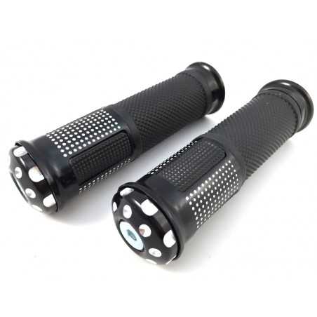 juego de puños de manillar de aluminio antideslizante y resistente al desgaste para moto