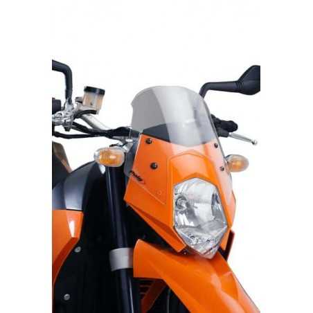 naked motorcycle windshield and handguards