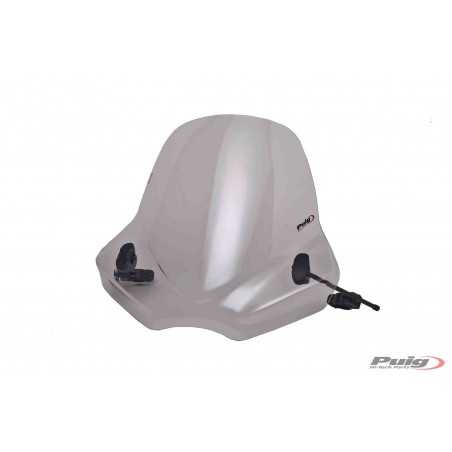 motorcycle windscreen with wind and hand guard