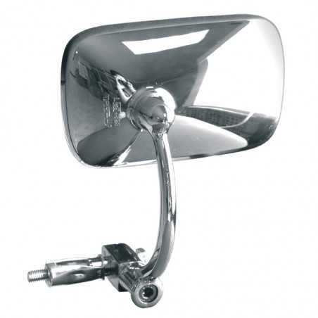 espejo retrovisor izquierdo tipo oem para moto - cromo - homologación ce - montaje en puño