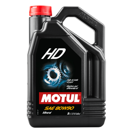 MOTUL LUBRICATING OIL DIFFERENTIAL TRANSMISSIONS HD 80W90 5L 100105