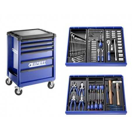 workshop trolleys equipped with 123 tools