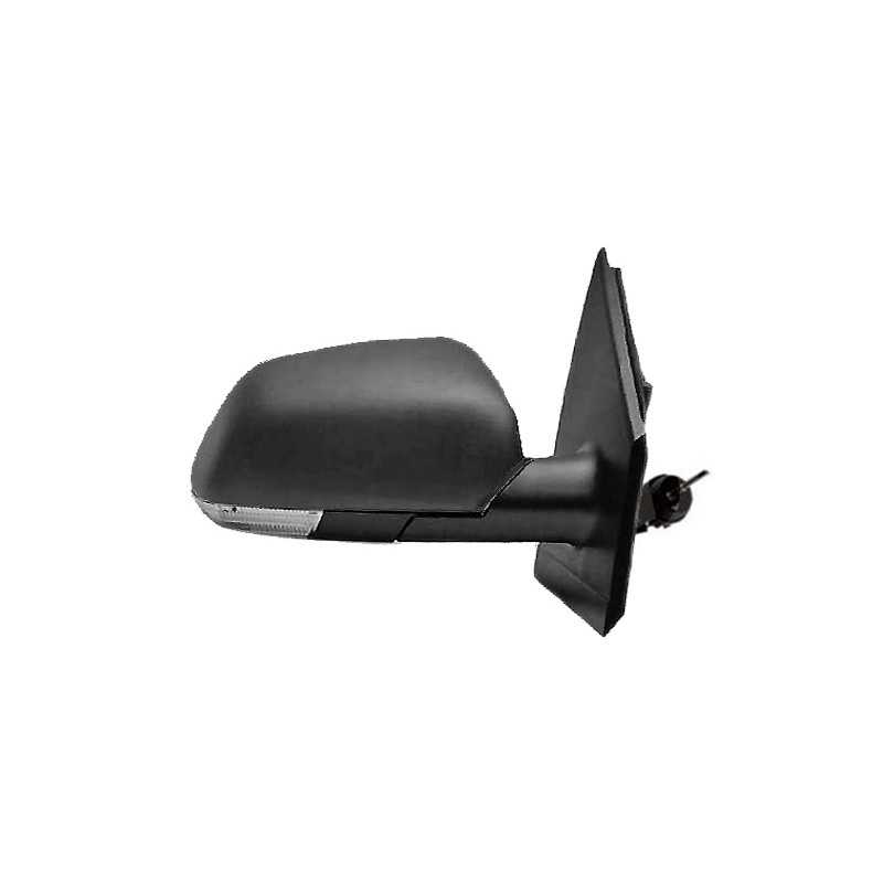 Flashing convex mechanical right mirror