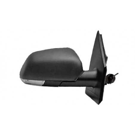 Flashing convex mechanical right mirror